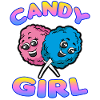 CANDY GIRL cotton candy