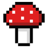 Pixel mushroom