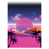 Vaporwave Beach
