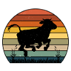 Vache rétro