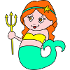 little mermaid redhead