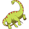 Apatosaurus long-necked dinosaur