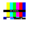 Costume No Signal Test Image TV Retro anni '80 anni '90
