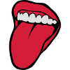 bouche tire langue 2601