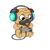 Pug Gamer Gaming Dog Puppy