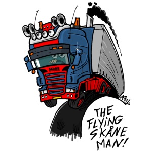 The flying skane man