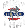 Drapeau thaïlandais de kickboxing