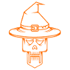 halloween Hat Skull
