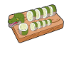 Sushi roll dragon