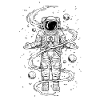 Goa astronaut