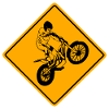 Trial Road Sign