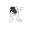 Astronaut DAB / Dabbing