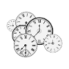 Wall clock retro