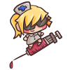 Nurse doctor syringe blood cartoon gift