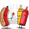 Hot Dog Love Ketchup