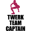 twerk funny team captain logo