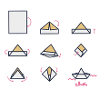 Paper boat craft instructions