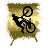 Mountainbike Dirt bike Trail Silhouette