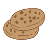 mignons biscuits bruns
