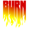 BURN - Black Flames - Flame