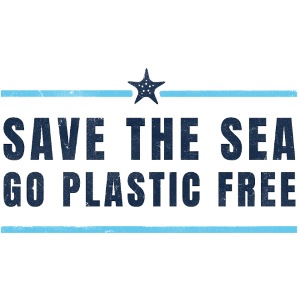 Défendre la mer aller plastique sans protection de l'environnement