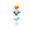 Alchemie Abstracte Elementen Vuur Water Lucht Aarde