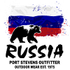 Russia - Bear & Flag