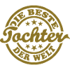 Beste Tochter (Stempel)