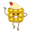 Waffle pancakes pancakes pancakes Sweet
