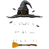 Mutter Frau Hexe Halloween