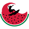 Surfeur de pastèque