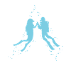 Scuba-Diving Paar