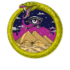Egyptian Pyramids Ouroboros Snake