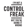 Ich bin kein Kontrollfreak