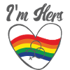 Gay Couple Gifts Matching LGBT I'm Hers Gay Pride