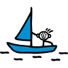 Stick figure sailing - V2