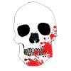blood skull