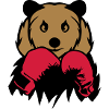 Bear boxer glove boxing