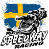 Speedway Racing - Sweden Flag