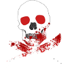 halloween skull made