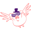 Flying pigs / pig flying (2c)
