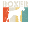Boxer chien rétro