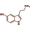 Serotonin Molecular Chemical Formula
