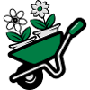 Fleurs Jardin brouette