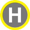 Signo de helipuerto