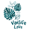 Vanlife Love jungle print