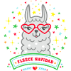 Lama Weihnachtspullover Weihnachtsgeschenk Alpaka