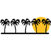 palm trees