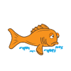 Thirsty Sad Fish Funny Saying