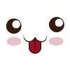 Visage kawaii